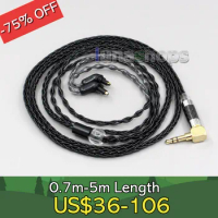 XLR Balanced 3.5mm 2.5mm 8 Cores Silver Plated Headphone Cable For Sony MDR-EX1000 MDR-EX600 MDR-EX800 MDR-7550 LN006354