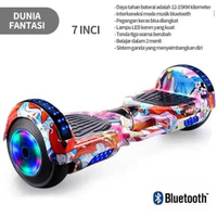 ZS - Keep Going Max-Terbaru Smart Balance Wheel/Hoverboard 7 Inch Smart Balance/Dilengkapi Bluetooth