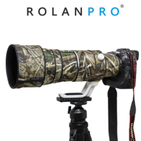 ROLANPRO Waterproof Lens Coat for Canon RF 100-300mm F/2.8 L IS USM Rain Cover Guns Protection Case for CANON RF 100 300mm Cover