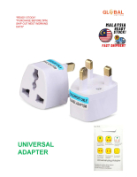 Plug Universal Adapter British Socket Adapter 3 Pin Plug