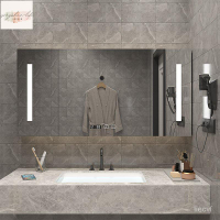 智能浴室鏡櫃掛墻式衛生間帶燈收納儲物櫃洗手間鏡子帶置物架定製