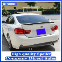 For BMW 4 Series F36 Grand Coupe 420i 425i 428i 2014 2015 2016 2017 2018 2019 2020 Rear Trunk Lip Spoiler Wing Carbon Style