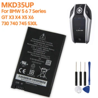 Replacement Battery MKD35UP For BMW 5 6 7 Series GT X3 X4 X5 X6 730 740 745 530L Rechargeable Car Key LCD Battery 580mAh