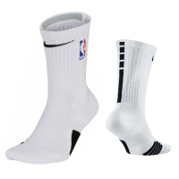 【NIKE 耐吉】襪子 籃球襪 訓練襪 長襪 運動襪 3雙組 U NK ELITE CREW - NBA SOCKS 白 SX7587-100(2844)