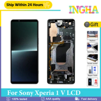 Original 6.5"OLED For Sony Xperia 1 V LCD Display XQDQ62/B XQ-DQ72 Touch Screen Digitizer Assembly For Sony x1V Screen Replace