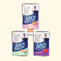 Makanan Kucing Life Cat kitten Sachet Chicken 85 Gr