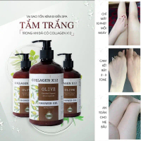 Combo 3 chai sữa tắm collagen x12 - Tắm trắng vượt trội collagen x12 - Dùng cho toàn thân và mặt - D