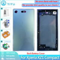 For Sony Xperia XZ1 Compact Back Battery Cover Rear Door case Repair parts For Sony Xperia XZ1 mini Original Housing