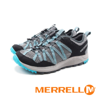 【MERRELL】女 WILDWOOD AEROSPORT 水陸兩棲運動鞋 女鞋(灰藍)