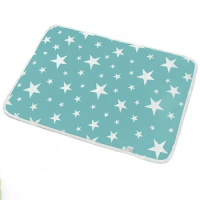 50*70cm Baby Diaper Changing Mat Portable Foldable Washable Waterproof Mattress Travel Pad Floor Mats Cushion Reusable