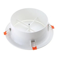 Adjustable Air Vent Round Ceiling Diffuser for Exhaust Fan, Inline Duct Fan Air Duct Vent Cover Grille Exhaust White Dropship