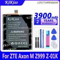 3900mAh KiKiss Powerful Battery LI3931T44P8H686049 For ZTE Axon M Z999 Z-01K Mobile Phone Bateria