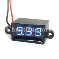 Car DC3.50-30V Blue LED Display Digital Voltmeter Waterproof Volt Meter