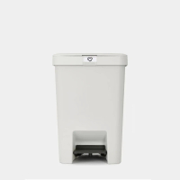 比利時製造 25L Stepup 長形腳踏垃圾桶 H40.9 x L35.2 x W28cm 淺灰