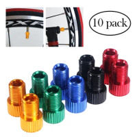 Aluminum To SCHRADER Converter Car Valve Air Compressor For Car Cycling Bicycle Pump Bicycle Bike Tube Pump Air