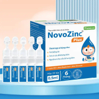 Kẽm tép ống BFS NovoZinc Plus novocare - Hỗ trợ kích thích ăn ngon, tăng sức đề kháng (20 ống)