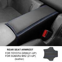 Rear Seat Armrests For Subaru BRZ Toyota 86 GR86 Turned Leather Armrest Armrest Cover Handrail Cover