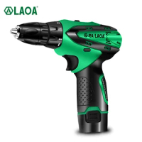 LAOA 12V Lithium Battery Multi-Function Electric Screwdriver Hand Drill Lithium-Ion Battery Charged Power Tools
