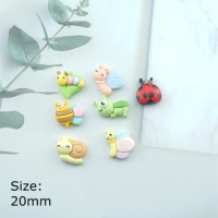 10pcs Resin Insect Bee Flat Back Cabochon Scrapbooking Craft Shoes Cup Deco Embellishments DIY Accessories Wholesale Bulk
