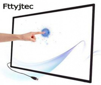 Fttyjtec 40นิ้วเซ็นเซอร์อินฟราเรด Multi Touch Screen,20จุด IR Multi Touch Screen Panel สำหรับสมาร์ททีวี,IR Touch Frame