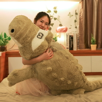 鱷魚毛絨玩具超大公仔可愛玩偶睡覺抱枕長條枕巨型娃娃床上送女生