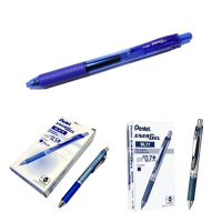 ปากกา ปากกาเจล Gel Pentel Energle BL-77-C0.7มม. /BLN75-C0.5มม./BLN105-C0.5มม. สีน้ำเงิน