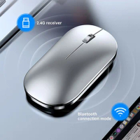 Wireless Mouse Rechargeable Bluetooth Silent Ergonomic Computer For iPad Mac Tablet Macbook Air Laptop PC Gaming Business Office
