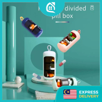 Medicine Box Portable 3-grid Pill Box Portable Health Care Hanging Pill Box Storage Box Travel Compa