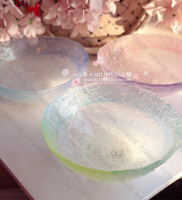 【全球優品滙】北海道北一硝子馬卡龍冰淇淋色藝術彩色玻璃沙拉碗大碗缽