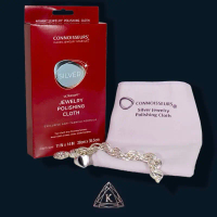 UltraSoft Silver Jewelry Polishing Cloth ผ้าทำความสะอาด เครื่องประดับ