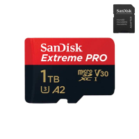 【SanDisk 晟碟】ExtremePRO microSDXC UHS-I 1TB 記憶卡 贈SD轉接卡(台灣代理商貨)