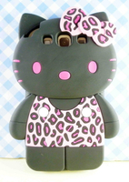 【震撼精品百貨】Hello Kitty 凱蒂貓 HELLO KITTY 三星S3殼-黑豹紋 震撼日式精品百貨
