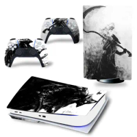 PS5 Skin Sticker Decal Cover for PlayStation 5 Console and 2 Controllers PS5 Disk Skin Sticker Vinyl PS5 Digital skin BLOOD