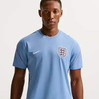 NIKE Men Soccer England Dri-Fit Strike Short Sleeve Pakaian Sepakbola Pria [IB4971-486] A/L WORK BLU