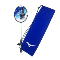 【MIZUNO 美津濃】ALTIUS 09 VIVA重頭速度型羽球拍5U5黑X灰X藍(73MTB22250)