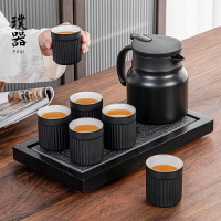 璞器不銹鋼燜茶壺家用功夫茶具高檔保溫大容量泡茶壺套裝茶杯禮盒