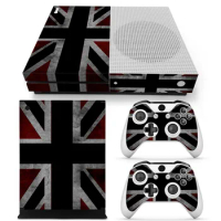 UK Flag Factory Price for Xbox one s Console PVC Skin Sticker for Xbox one S Controller Skin Decals