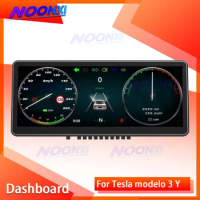 Android Car For Tesla Model 3 Model Y Panel radio LCD Digital Cluster LCD Dashboard Instrument Panel Multifunctional Player 2Din