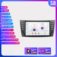 Chedux Android 12 Car Radio for Benz E-Class W211 2002 -2009 CLS CLK G Class W463 W209 W219 2001-2011 GPS Carplay Android Auto