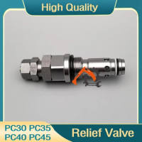 High Qualiyu Main Relief Valve for komatsu PC30 PC35 PC40 PC45 Excavator Spare Parts