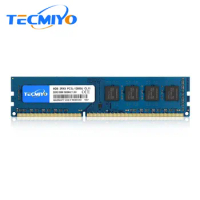 TECMIYO 8GB DDR3L 1600MHz UDIMM Desktop Memory RAM DDR3L 8GB 1600MHz DIMM 1.35V PC3L-12800U Non-ECC - Blue