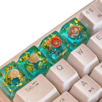 Keycap resin vỏ ốc trang trí bàn phím cơ gaming