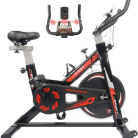 Cycling home fitness spin bike with flywheel Cardio Workout Machine Belt Drive Home Gym