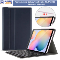 Keyboard Case for Samsung Galaxy Tab S6 Lite 10.4 SM P610 P615 Wireless Keyboard Cover for S6 Lite Bluetooth Keyboard Case 2020