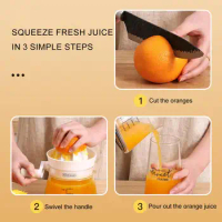 Ergonomic Juicer Citrus Juicer Effortless Hand Citrus Juicer for Home Fruit Squeezing Juice Extractor with Special Juice Cup