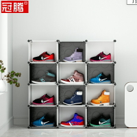 aj鞋架鞋柜收納神器透明可視球鞋收藏展示柜一體式塑料放鞋收納盒