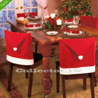 ✤宜家✤聖誕節裝飾品-聖誕帽子椅套 椅子帽 聖誕禮物 禮品