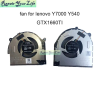 Laptop CPU Fan พัดลมระบายความร้อน CPU GPU สำหรับแล็ปท็อป Lenovo Legion Y7000 Y540 Gtx1660 TI พัดลมโน