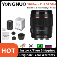 YONGNUO YN85mm 85mm F1.8 DF DSM for Nikon Z Sony E Mount Full Frame Auto Focus Portrait Large Aperture AF Camera Lens