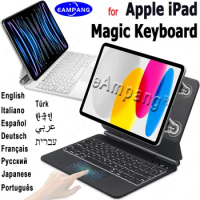 Smart Magic TrackPad Keyboard Case for iPad 10th Pro 11 12.9 2022 2021 2020 2018 Air 4 5 10.9 4th 5th Generation Magnetic Case